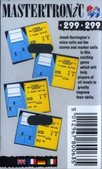 Jonah Barrington's Squash (UK) (1987) box cover back